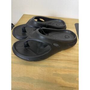 NWOT Steve Madden Jonoll Mens Black Foam Lightweight Flip Flop Black US 9.5